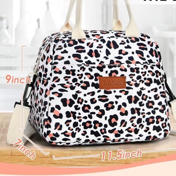 Lokass Animal Print Insulated Lunch Tote Bag New - Picture 12 of 12